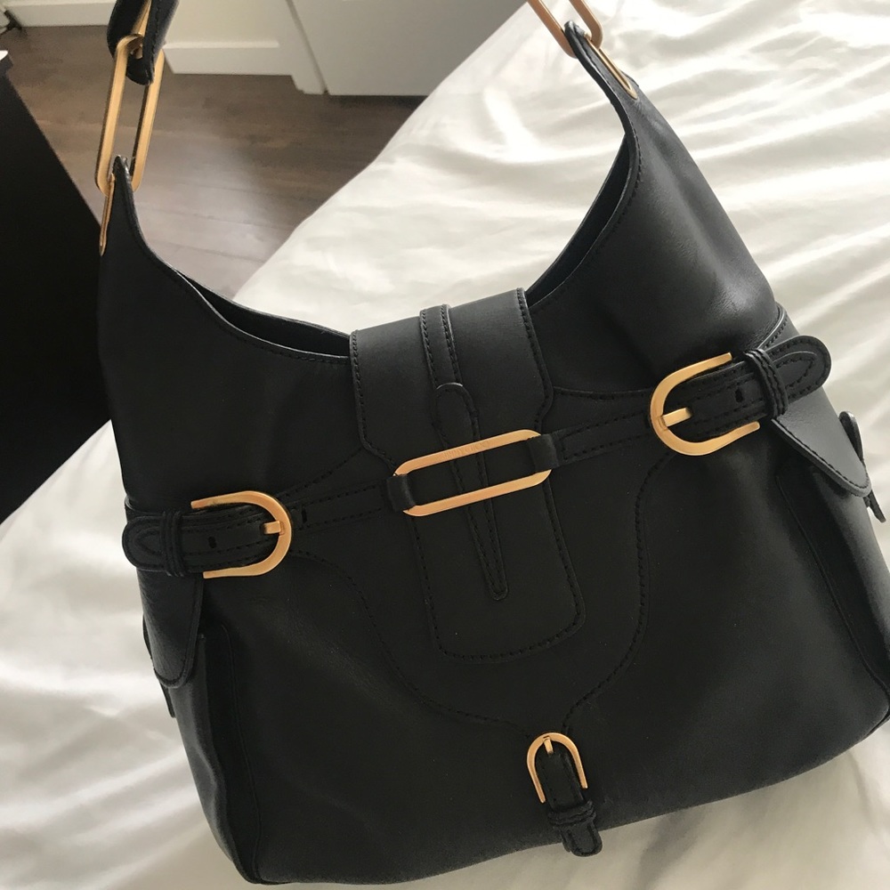 Jimmy choo handbag leather